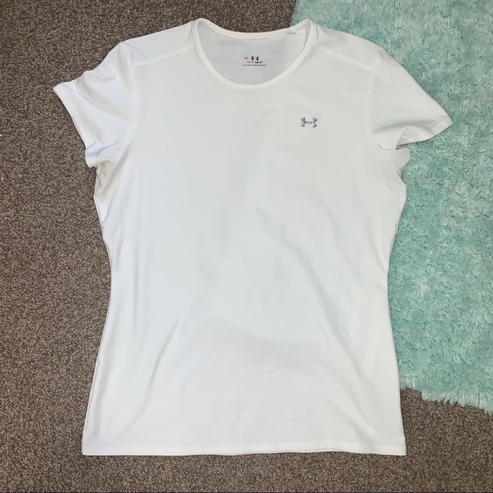 UA white tee